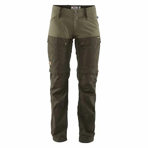 Fjällräven Women Keb Hiking Pants Green PH78867 Philippines